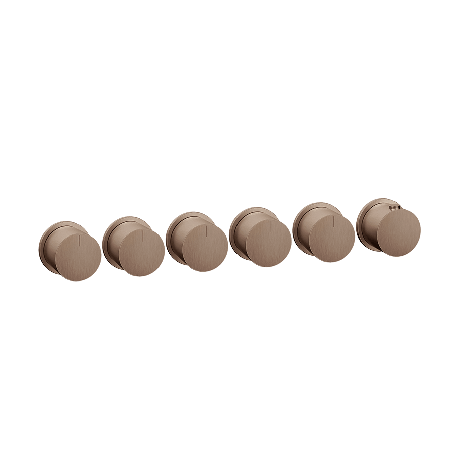 Gessi Shower Mixer 63440 in Copper Brushed Pvd