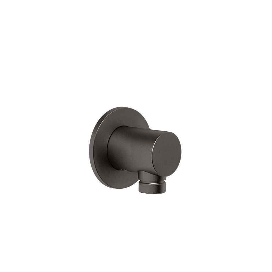 Gessi Water Outlet 63469 in Black Metal Br. Pvd