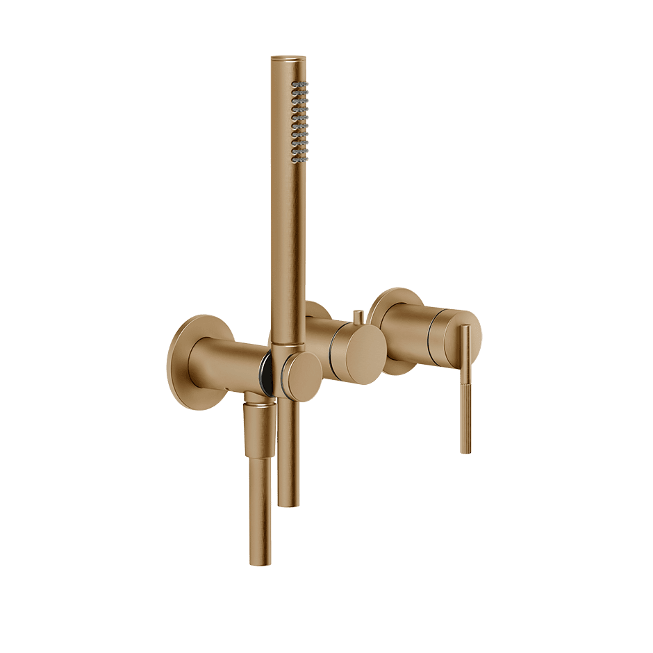 Gessi Shower Mixer 63545 in Warm Bronze Br. Pvd