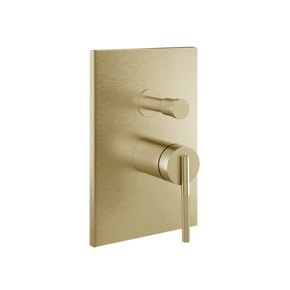 Gessi Shower Mixer 63577 in Brass Brushed Pvd