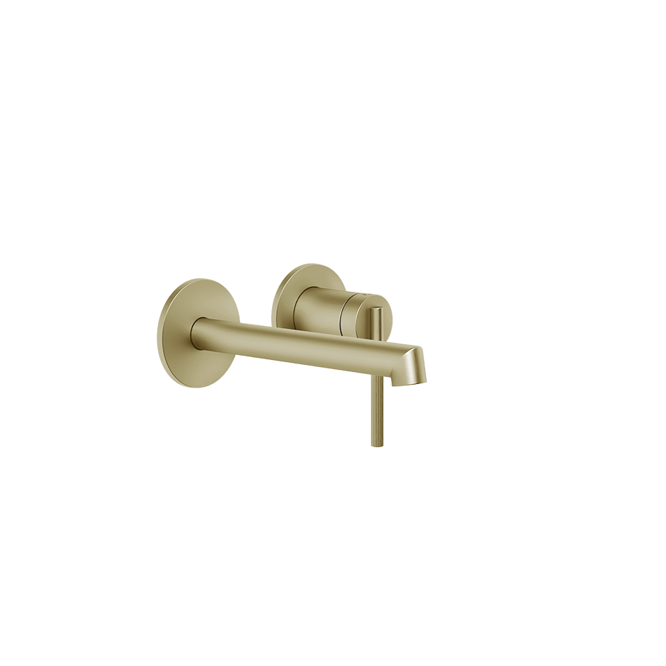 Gessi Washbasin Mixer 63581 in Brass Brushed Pvd