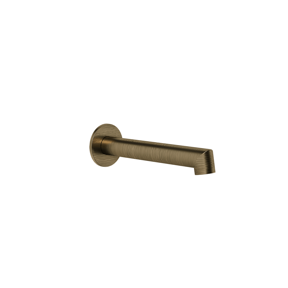 Gessi Bath Spout 63603 in Antique Brass