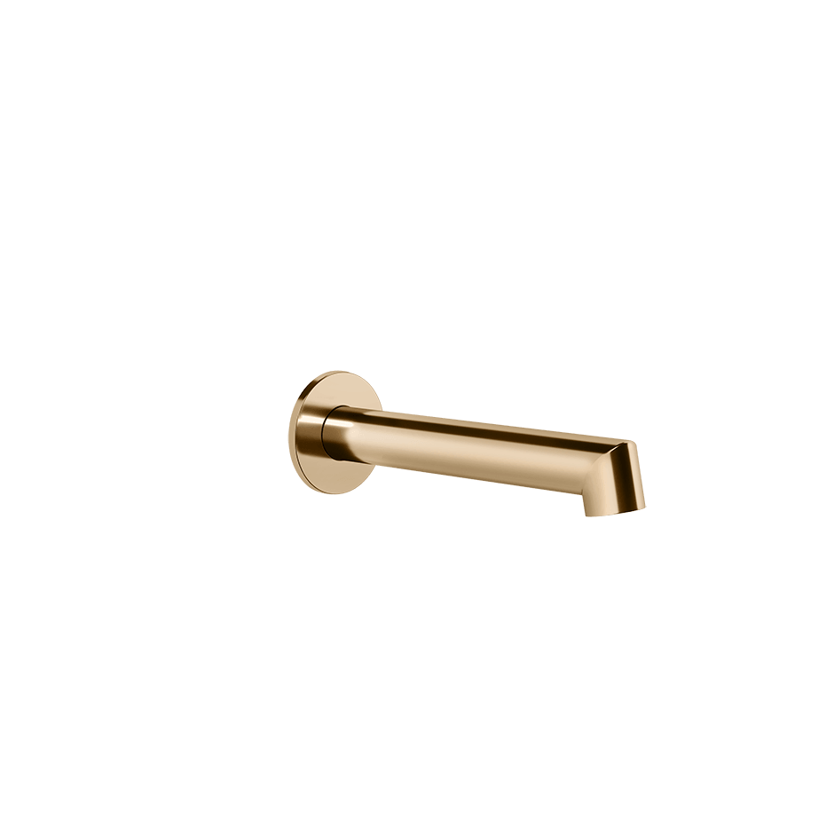 Gessi Bath Spout 63603 in Warm Bronze Pvd