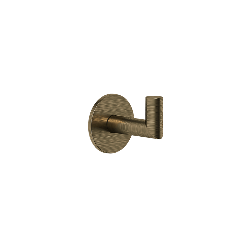 Gessi Robe Hook 63621 in Antique Brass