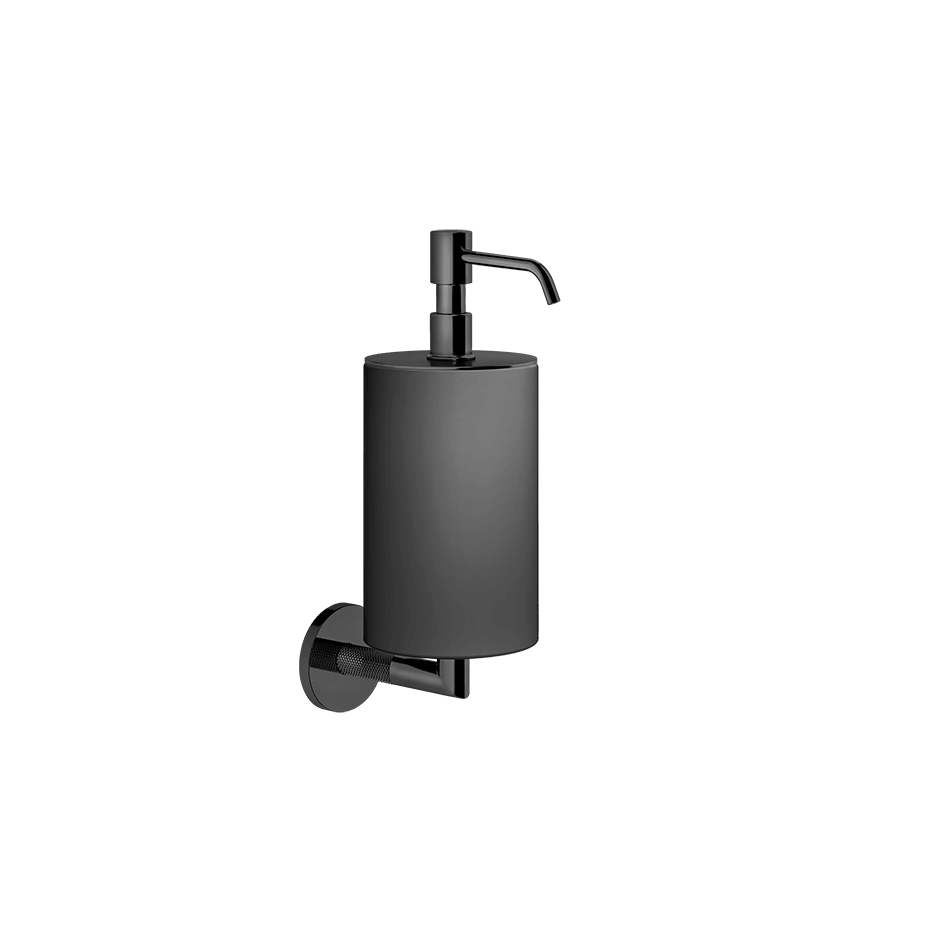 Gessi Soap Dispenser Holder 63714 in Black Metal Pvd