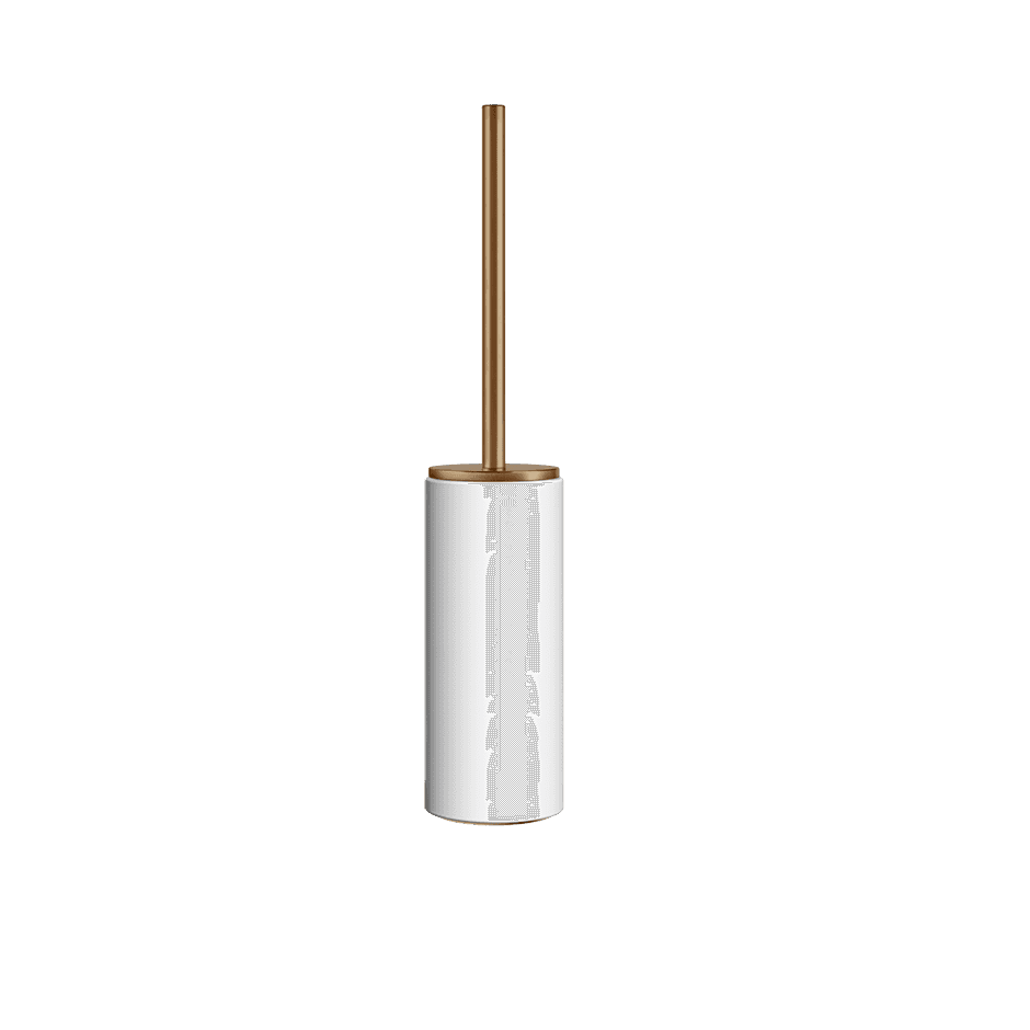 Gessi Brush Holder 63743 in Warm Bronze Br. Pvd