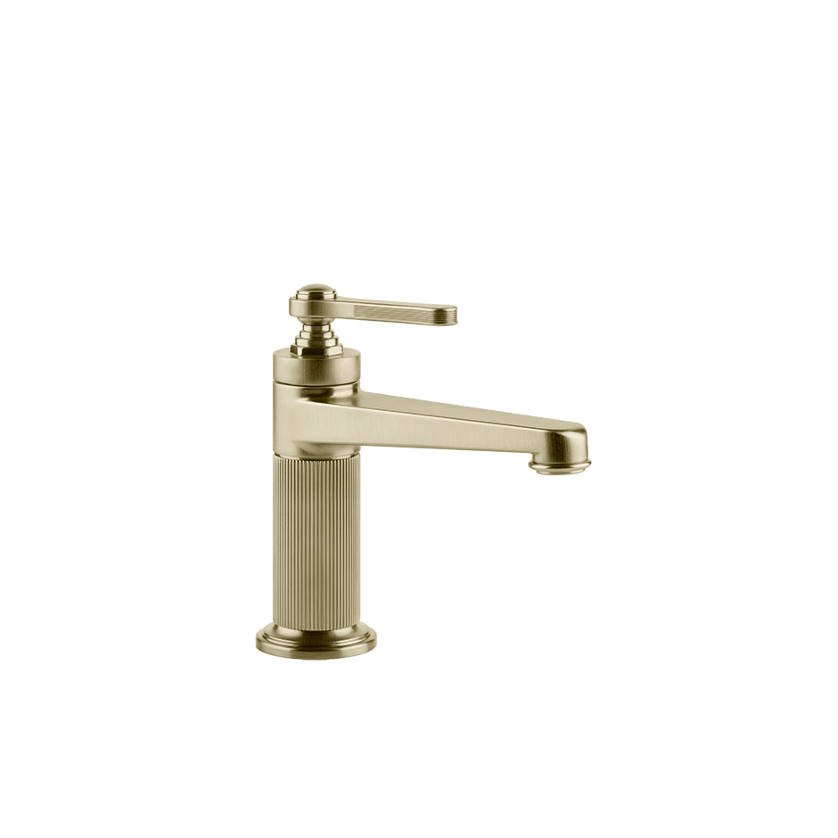 Gessi Washbasin Mixer 65001 in Brass Brushed Pvd