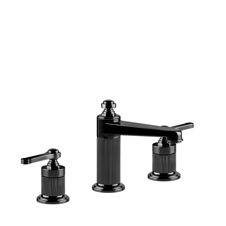 Gessi Washbasin Group 65012 in Black Metal Pvd