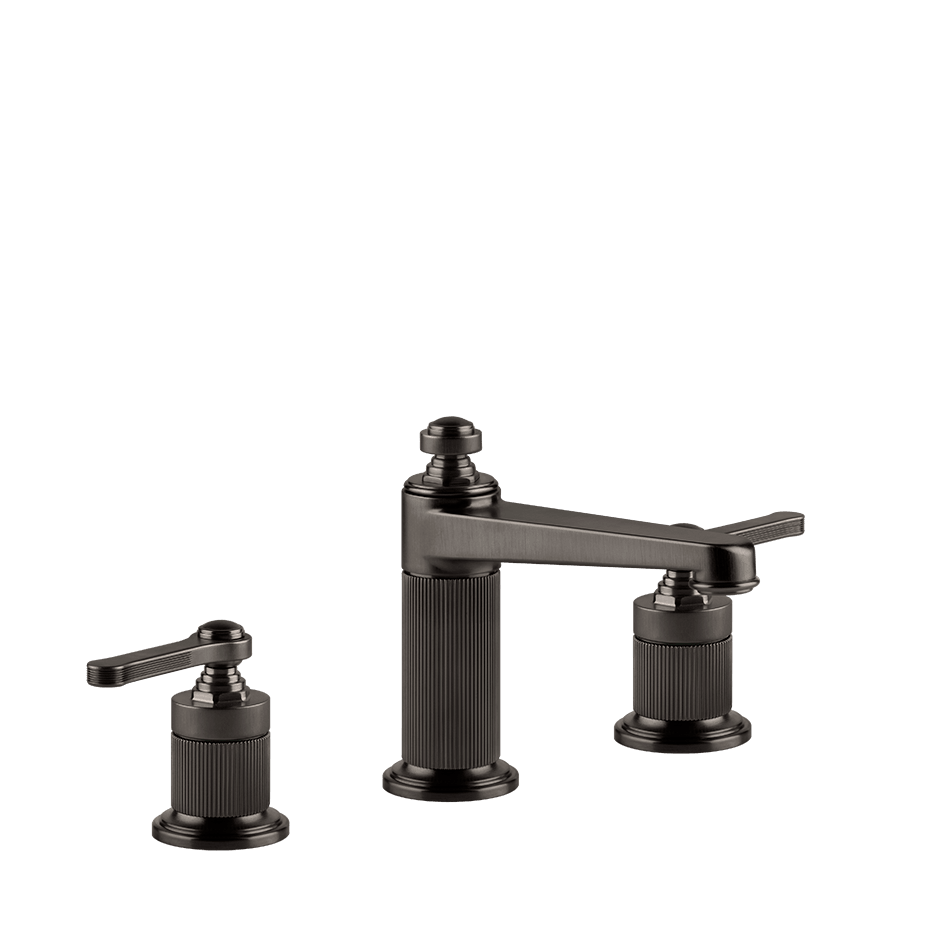 Gessi Washbasin Group 65014 in Black Metal Br. Pvd