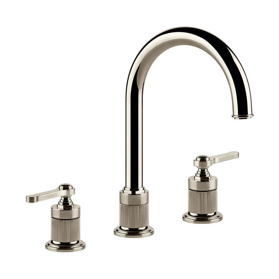Gessi Washbasin Group 65016 in Nickel Pvd