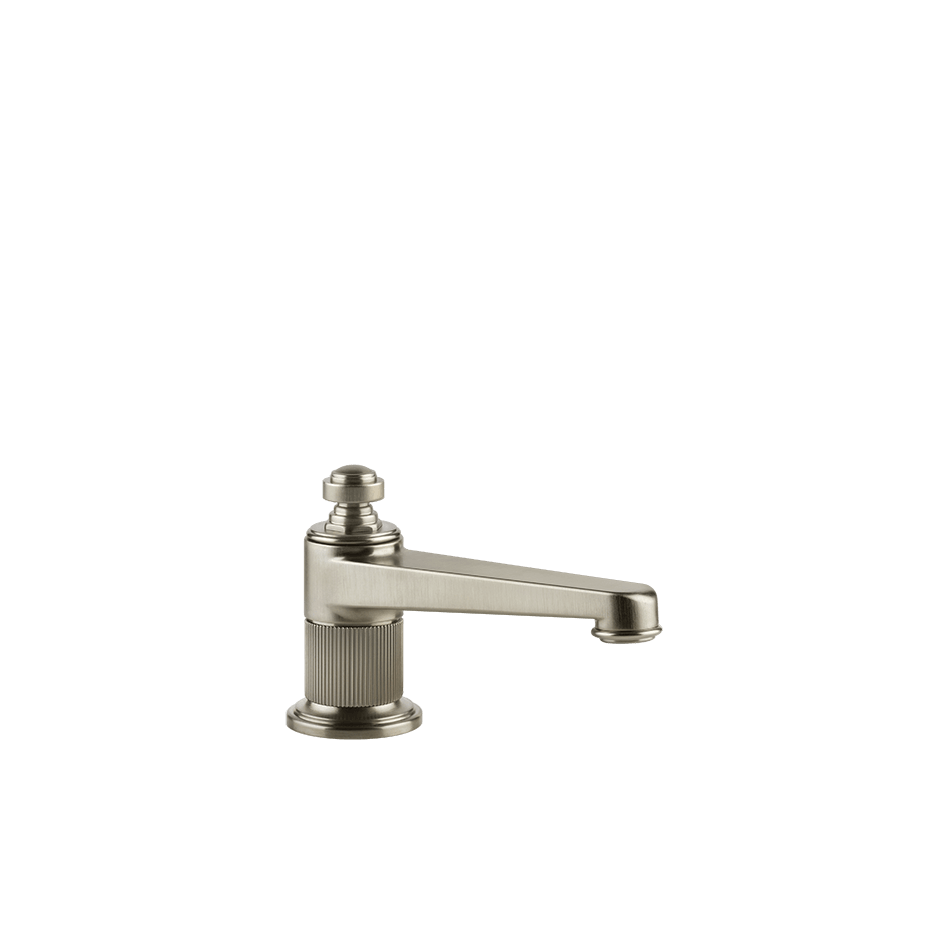 Gessi Basin Spout 65021 in Finox Brushed Nickel
