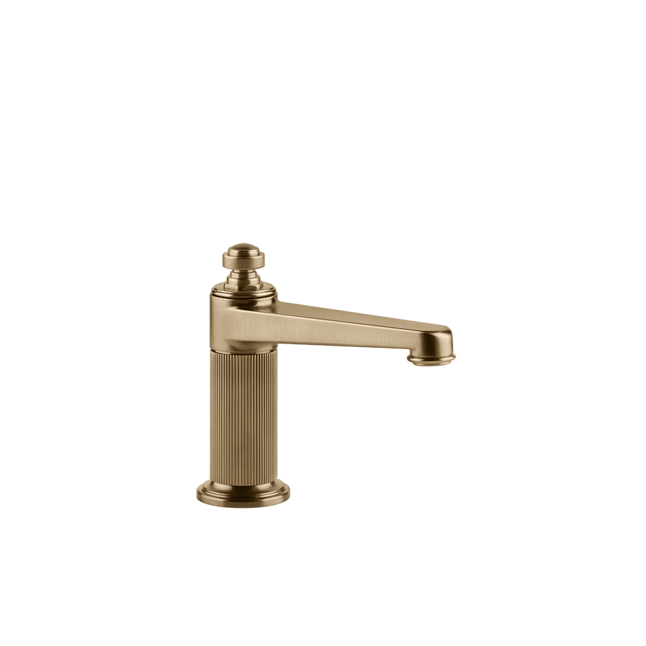 Gessi Basin Spout 65023 in Warm Bronze Br. Pvd