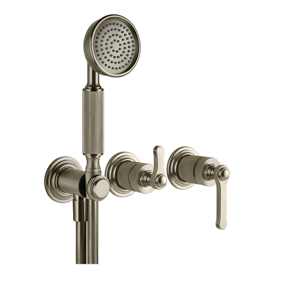 Gessi Shower Mixer 65036 in Finox Brushed Nickel