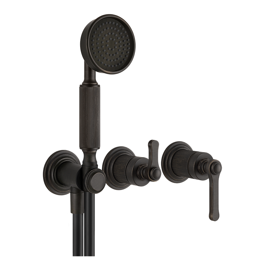 Gessi Shower Mixer 65036 in Aged Bronze