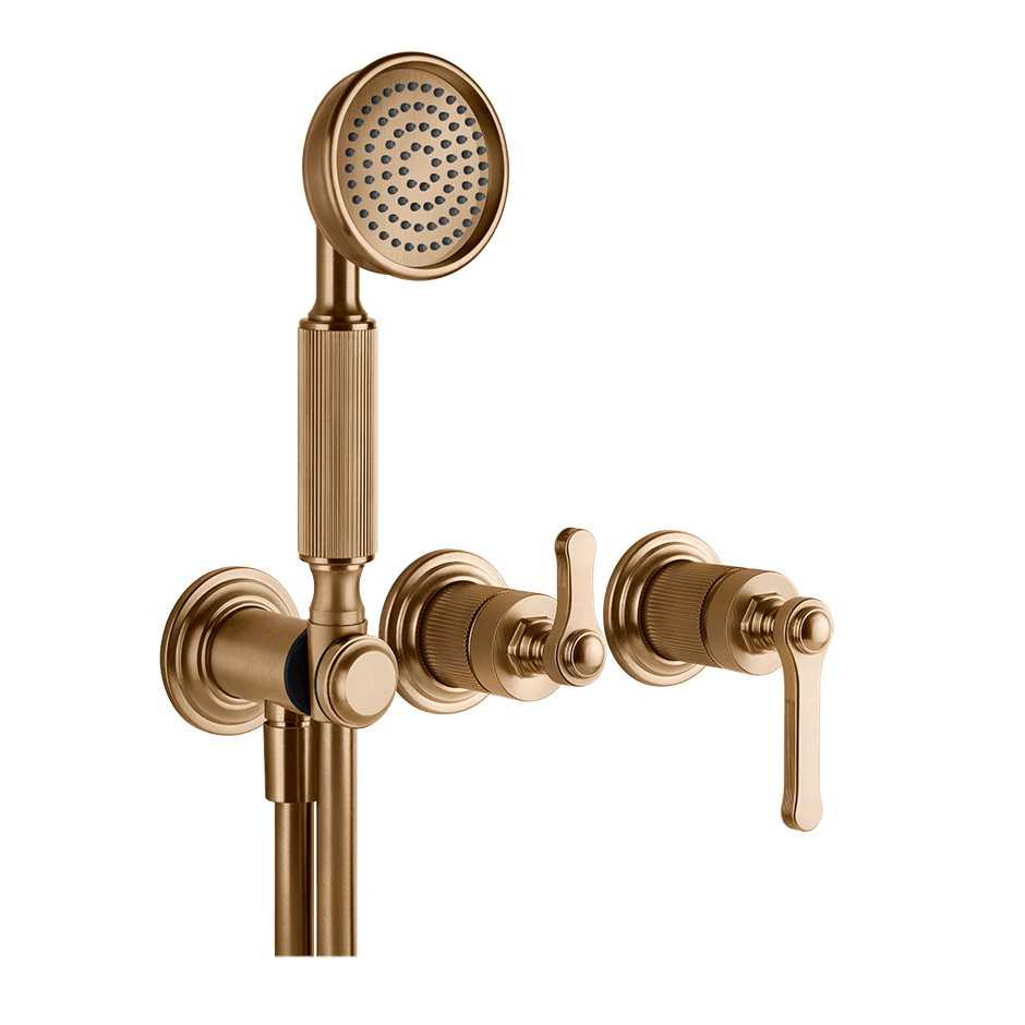 Gessi Shower Mixer 65036 in Warm Bronze Br. Pvd