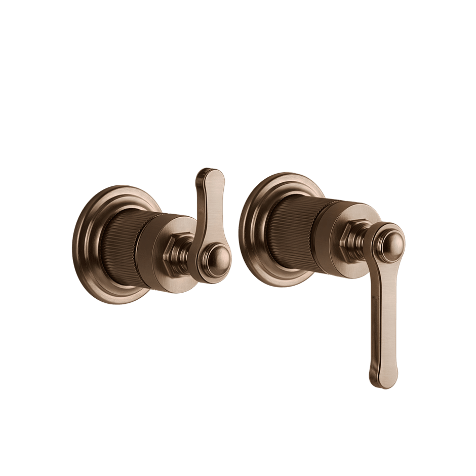 Gessi Shower Mixer 65038 in Copper Brushed Pvd