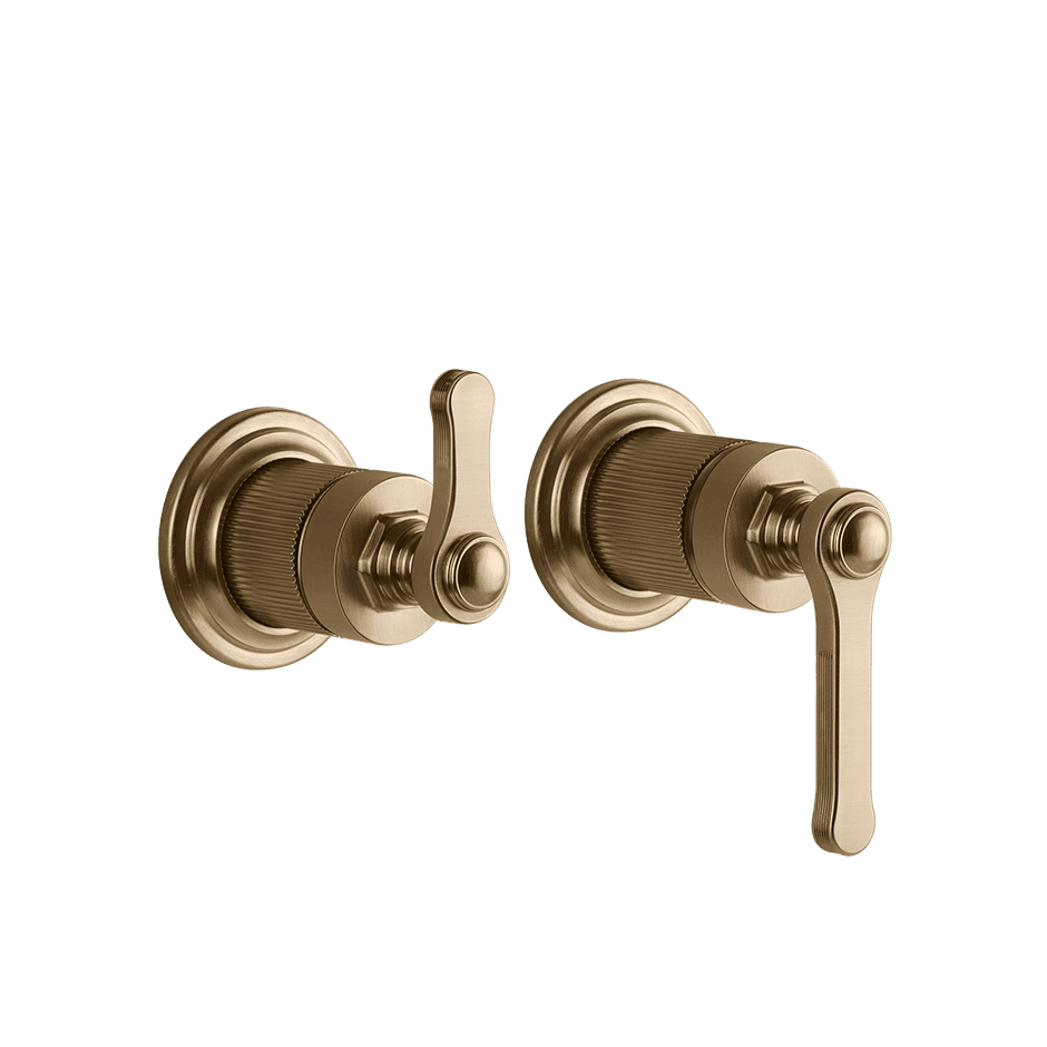 Gessi Shower Mixer 65038 in Warm Bronze Br. Pvd