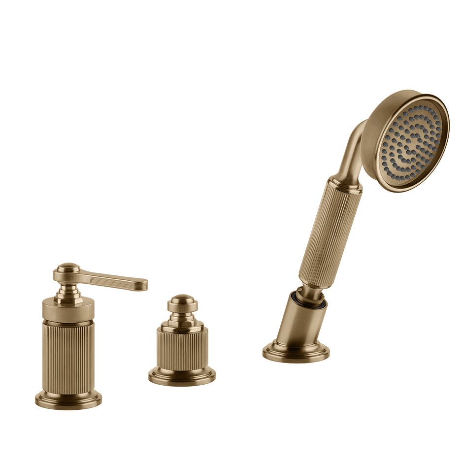 Gessi Bath Mixer 65043 in Warm Bronze Br. Pvd