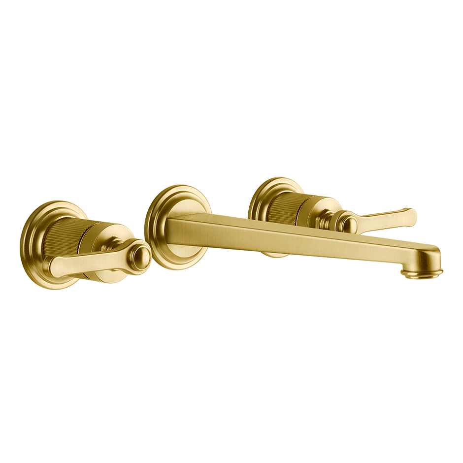 Gessi Washbasin Group 65090 in Gold Brushed Pvd