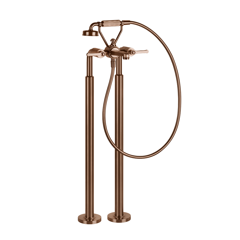Gessi Bath Mixer 65128 in Copper Brushed Pvd