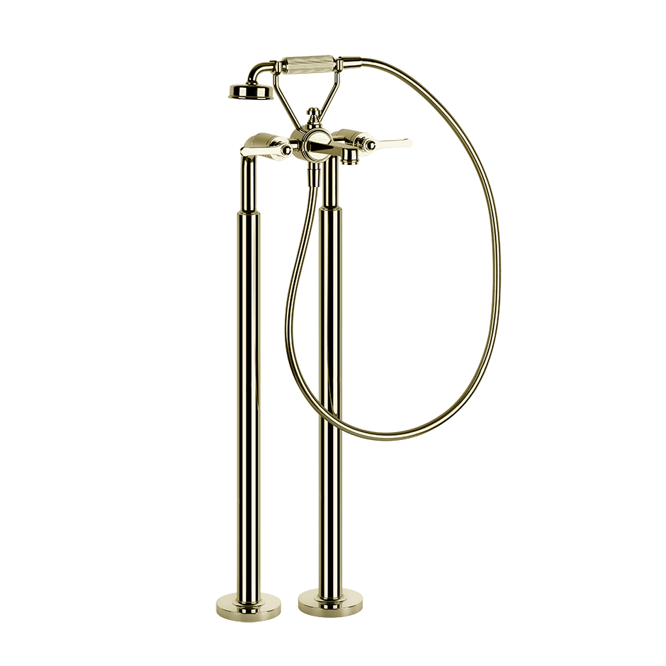 Gessi Bath Mixer 65128 in Brass Pvd