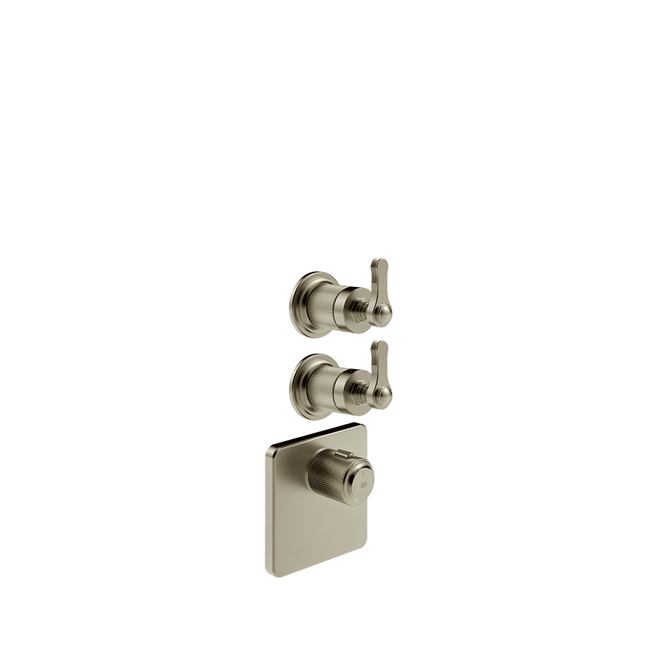 Gessi Shower Mixer 65202 in Finox Brushed Nickel