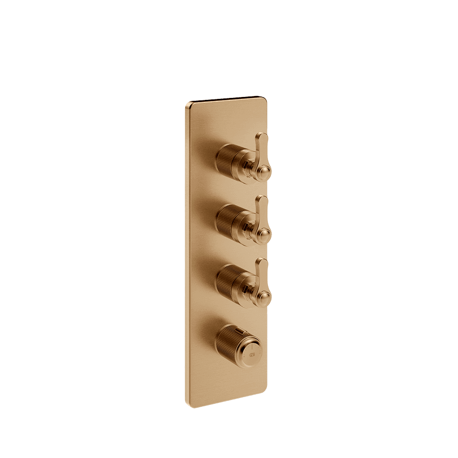 Gessi Shower Mixer 65204 in Warm Bronze Br. Pvd