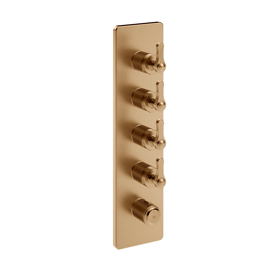 Gessi Shower Mixer 65208 in Warm Bronze Br. Pvd