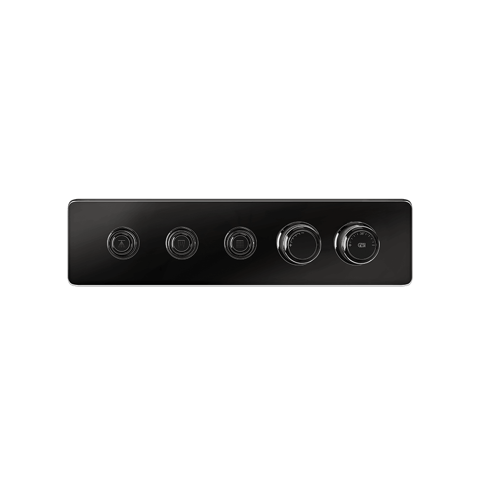Gessi Shower Mixer 65224 in Black Metal Pvd