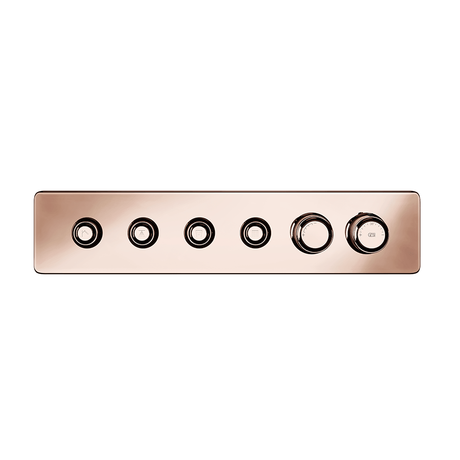 Gessi Shower Mixer 65226 in Copper Pvd