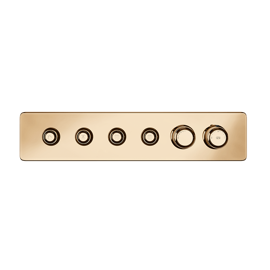 Gessi Shower Mixer 65226 in Warm Bronze Pvd