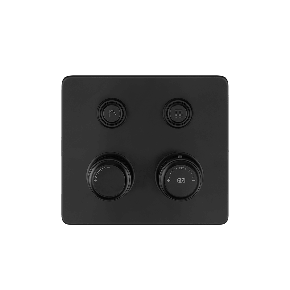 Gessi Shower Mixer 65232 in Matte Black