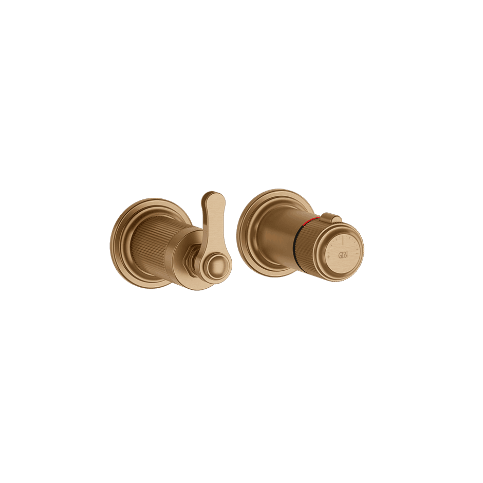 Gessi Shower Mixer 65237 in Warm Bronze Br. Pvd