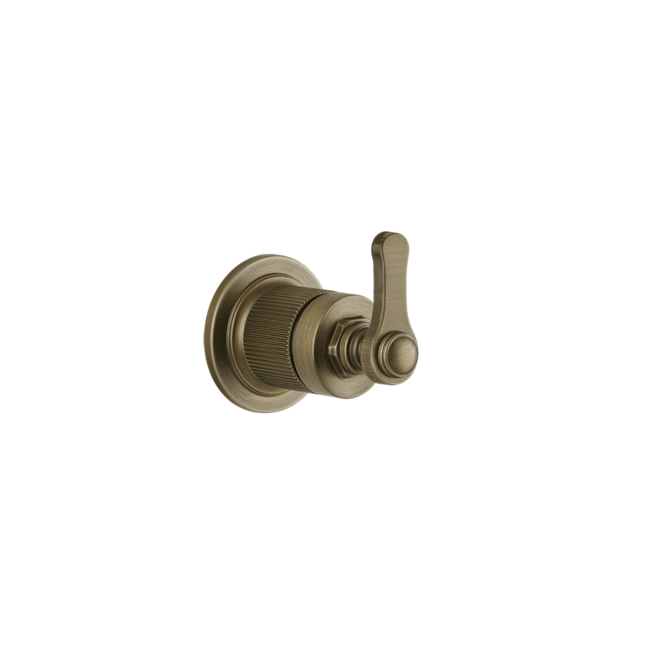 Gessi Stop Valve 65247 in Antique Brass