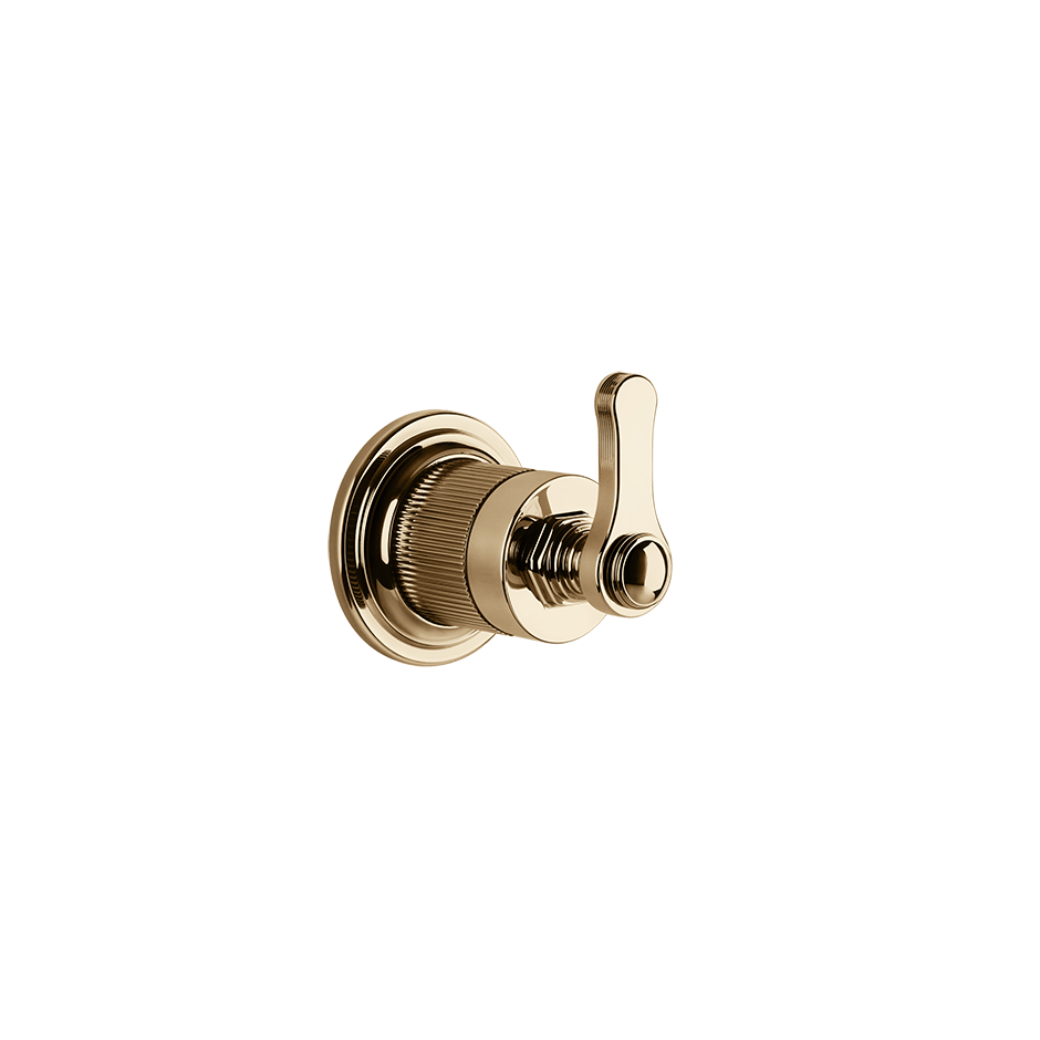 Gessi Stop Valve 65247 in Warm Bronze Pvd