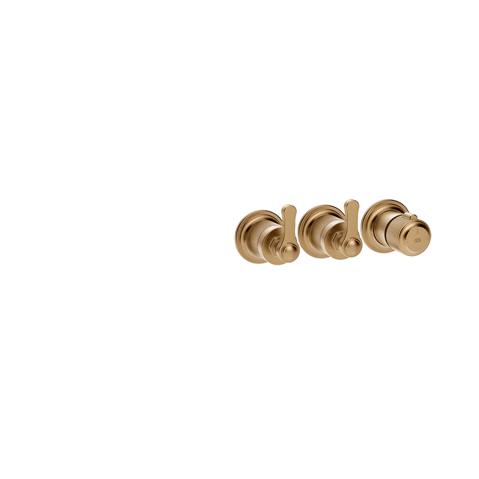 Gessi Shower Mixer 65334 in Warm Bronze Br. Pvd