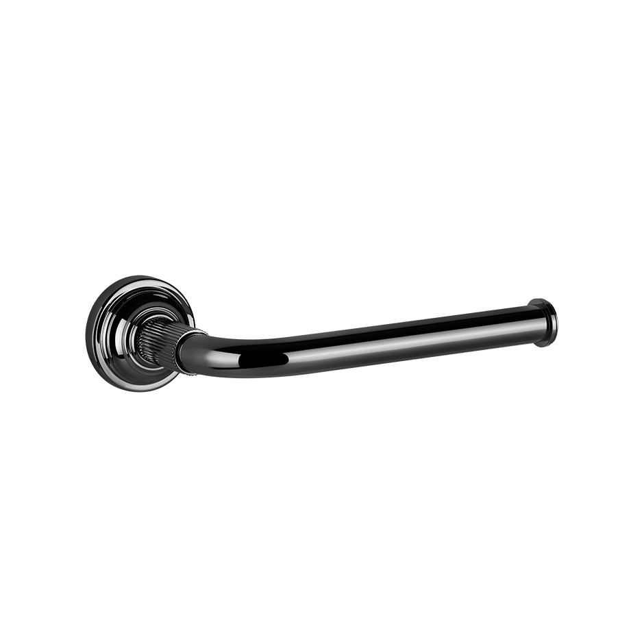 Gessi Paper Roll Holder 65455 in Black Metal Pvd