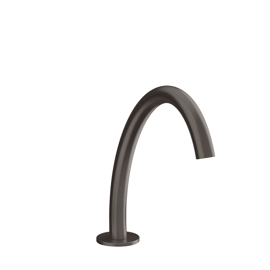 Gessi Basin Spout 66021 in Black Metal Br. Pvd