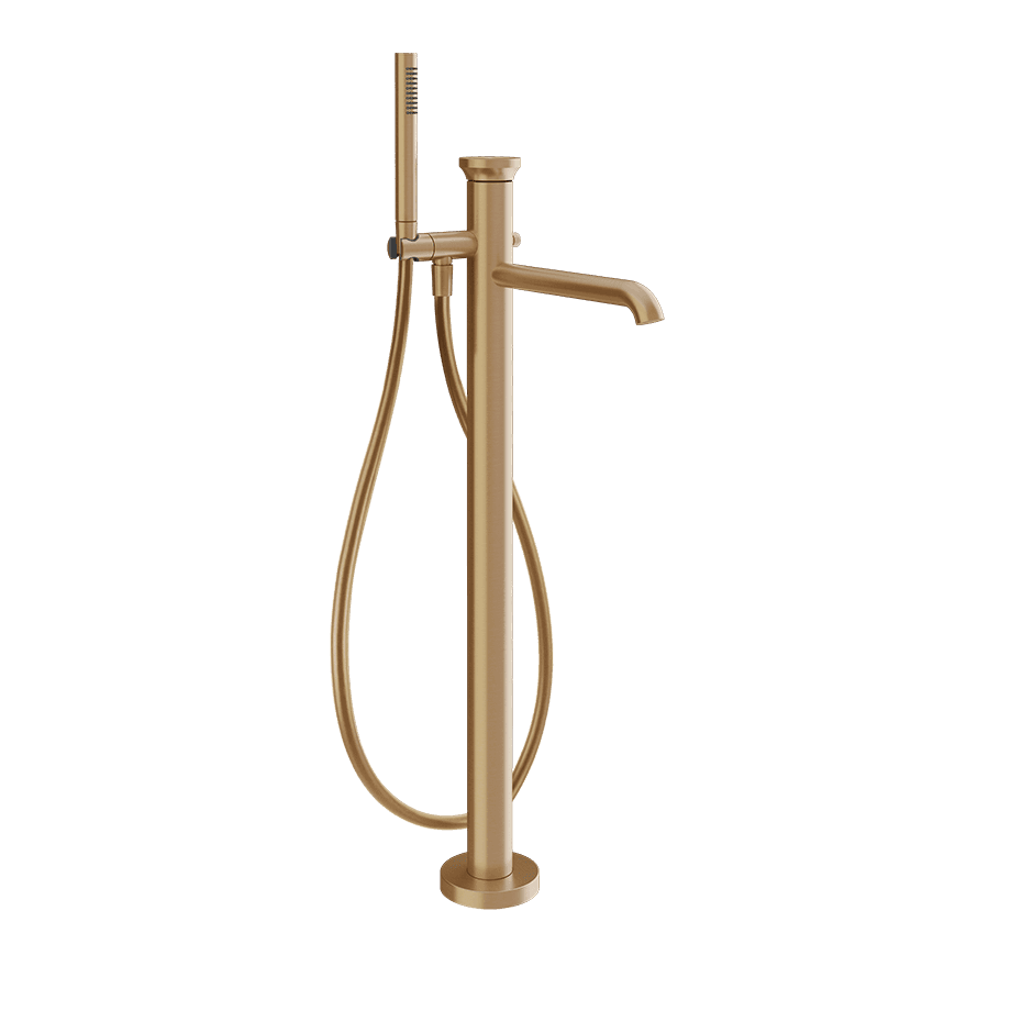 Gessi Bath Mixer 66028 in Warm Bronze Br. Pvd
