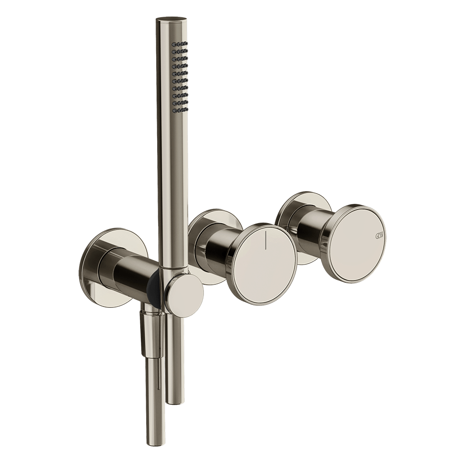 Gessi Shower Mixer 66036 in Nickel Pvd