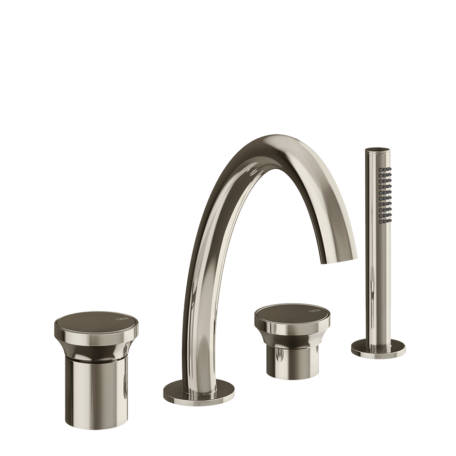 Gessi Bath Mixer 66037 in Nickel Pvd