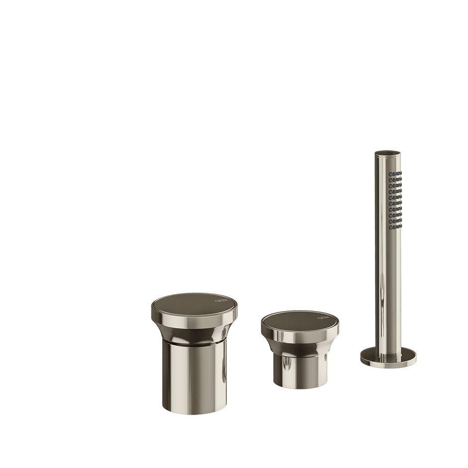 Gessi Bath Mixer 66043 in Nickel Pvd