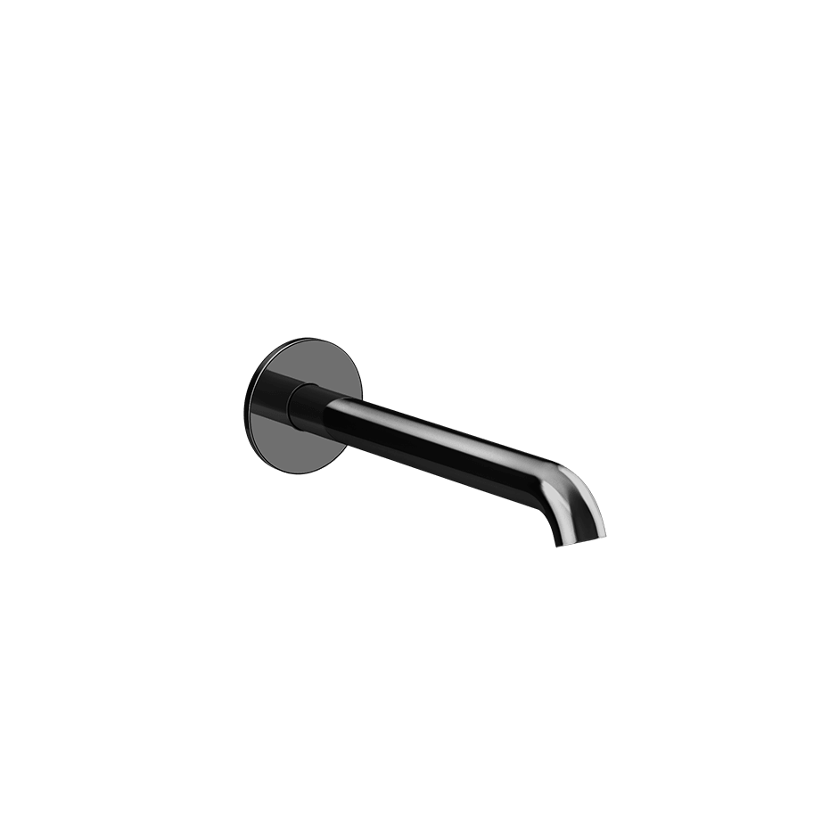 Gessi Basin Spout 66102 in Black Metal Pvd
