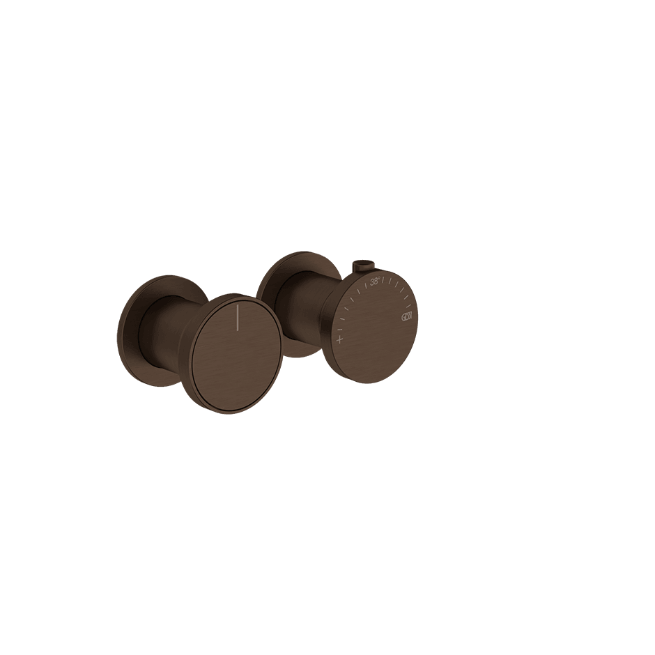 Gessi Shower Mixer 66134 in Dark Bronze