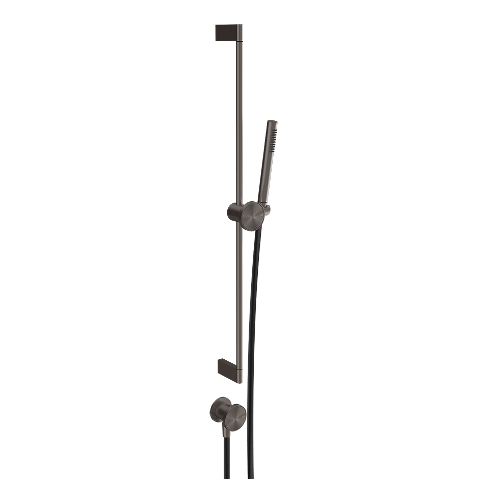 Gessi Sliding Rail 66142 in Black Metal Br. Pvd