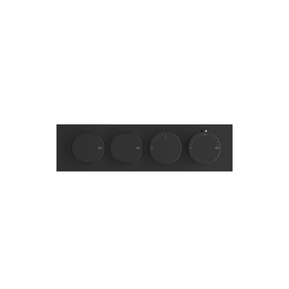 Gessi Shower Mixer 66222 in Matte Black