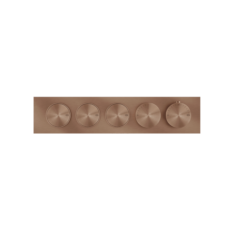 Gessi Shower Mixer 66224 in Copper Brushed Pvd