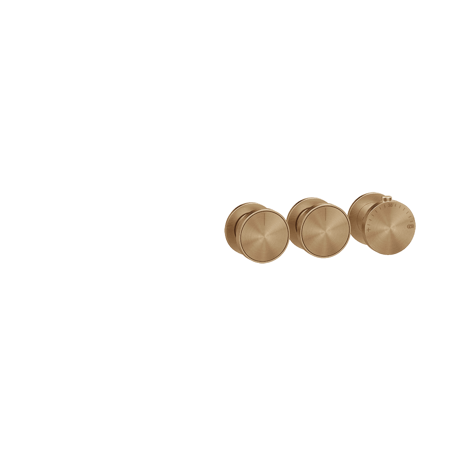 Gessi Shower Mixer 66334 in Warm Bronze Br. Pvd