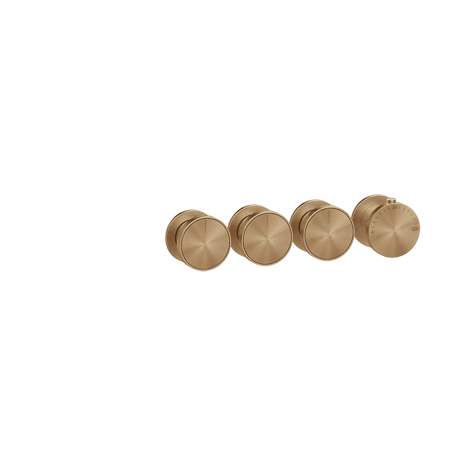 Gessi Shower Mixer 66336 in Warm Bronze Br. Pvd