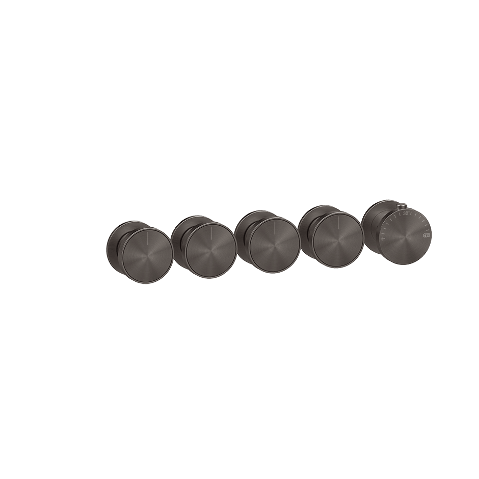 Gessi Shower Mixer 66338 in Black Metal Br. Pvd